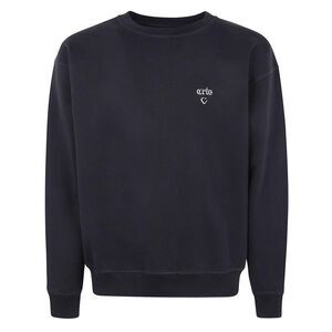 ARTE ANTWERP Crewneck Sweatshirt with Embroidered Logo Men BLACK Sweaters &